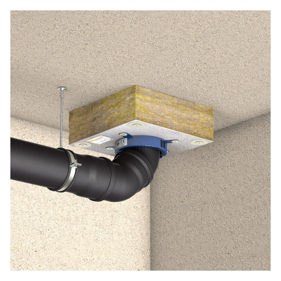 Doyma Curaflam MiWo Block für Durchf. bei Rohrb. inkl. BSM XS Pro für Abm. DN 110 | 326214000000