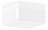 RZB Glasleuchte 60W HV ws Quadrat 21127.002