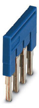 PHOENIX Querverbinder 4p bl steckb isol FBS 4-6 BU 32A m.Berühr.schutz