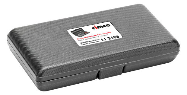 CIMCO Steckschlüssel-Satz 45tlg Box 113106 6,4mm(1/4)