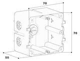 GGK Geräteeinbaudose GEB-K 1f Rückwand GDS 50-1 schraub