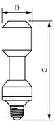 PHILIPS-LM LED-Röhrenlampe E27 34W 4000K MAS LED SON-T EM 6Klm 34W 740 E27 ws C