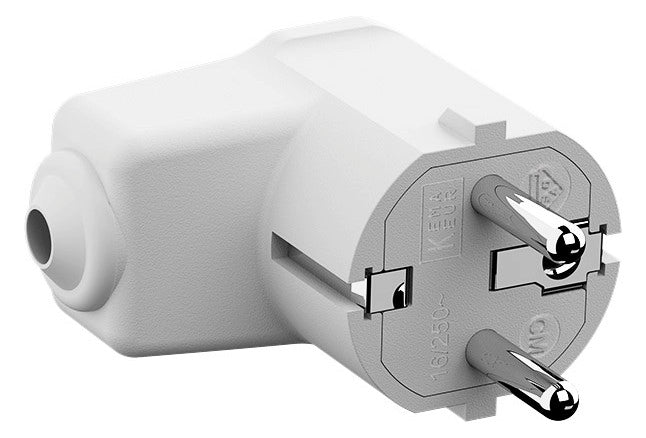 BACHMANN Schutzkontaktstecker 16A 250V 960.202 Kst IP20 ws rechtw
