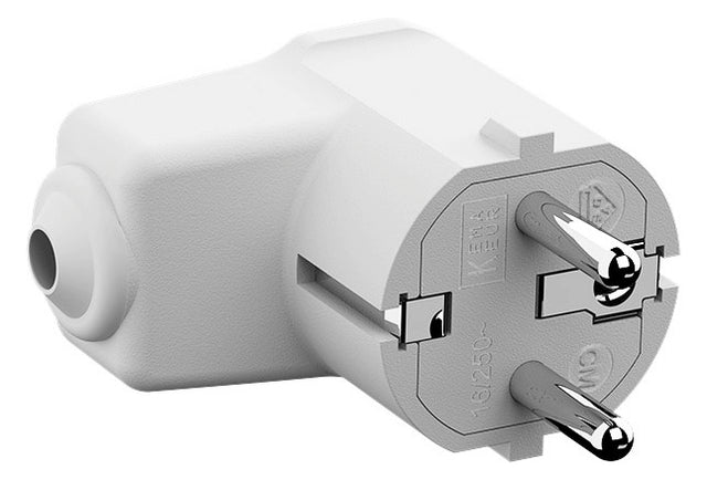 BACHMANN Schutzkontaktstecker 16A 250V 960.202 Kst IP20 ws rechtw