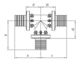 Rehau T-Stück 16 x 16 x 16 mm | 11600311001