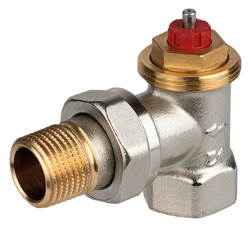 Honeywell Thermostatventilkörper FX Messing vernickelt, Eck, 3/8'' | V2000EFX10