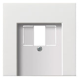 GIRA Zentralplatte USB/TAE 1f rws Fläche 0276112 Schraubbef