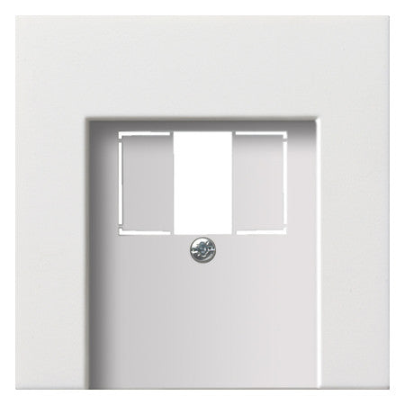 GIRA Zentralplatte USB/TAE 1f rws Fläche 0276112 Schraubbef