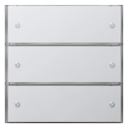 GIRA Tastsensor KNX UP rws glz 3f 3pkt Fläche 2033112 m.Thermostat