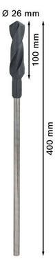 BOSCH-EW Universalbohrer  26mm 2608597170 zyl.Steckachse