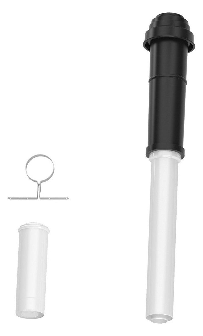 Bosch Abgaszubehör FC-Set80-C33x (oben) Grundbausatz C33x, schwarz, d:80/125mm | 7738112660