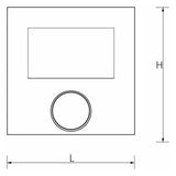Rehau Raumregler Alpha Direct Control 230 V | 14372301001