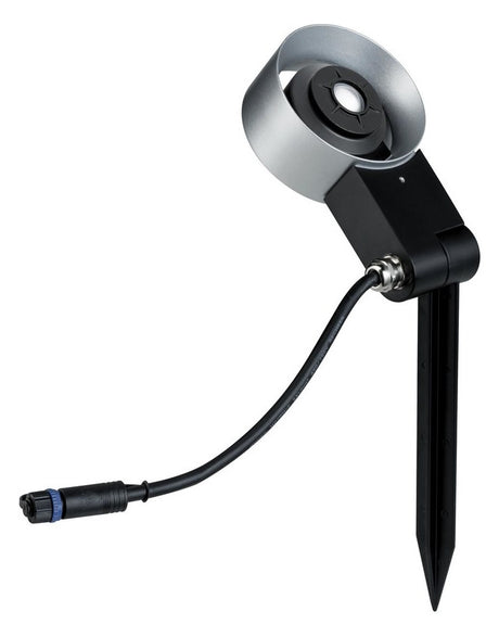 PAULMANN LED-Strahler 7W 3000K 500lm mt Plug&Shine 939.24 IP67 anth Konv 40°