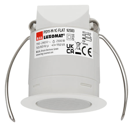 BEG Präsenzmeldersensor UP ws IP20 PD11-M-1C-FLAT-DE
