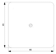 SIEMENS Zentralplatte Blindabd ws DELTAprofil 5TG1810 Schraubbef