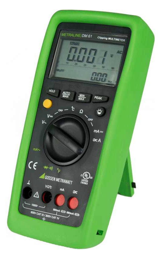 GOSSEN-METRA Multimeter digi 1000V/AC METRALINE DM61 1000V/DC 0,66A/AC 60MOhm