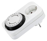 BACHMANN Steckdosenschaltuhr IP20 Tage 852.101 analog 230V 16A 15min