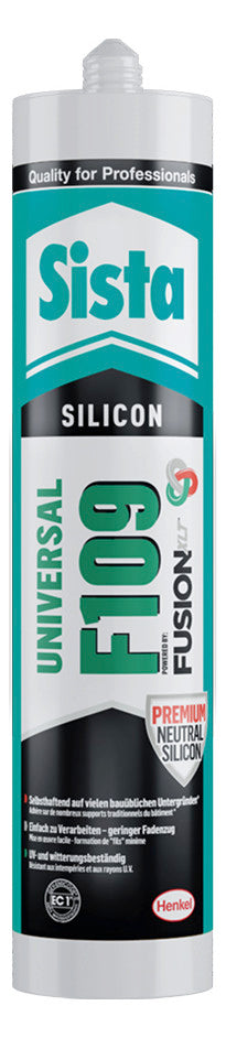 Walraven Silikon Sista F109 Universal 300ml neutralvern. Fusion anthrazit | HE-SF9AN