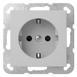GIRA Steckdose 1f gr glz UP m.BS IP20 System 55 4453015
