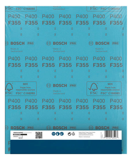 BOSCH-EW Schleifpapier K400 Papier 2608608H67 wasserf 280x230mm