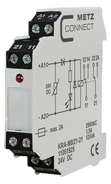 METZ CONNECT Schaltrelais 2W IP20 11061925 11,2x60x60mm Schraub