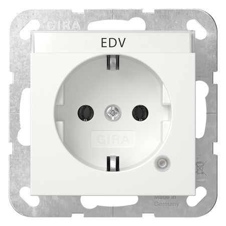 GIRA Steckdose 1f rws glz UP EDV IP20 System 55 445203 BSF