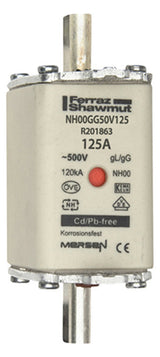MERSEN NH-Sicherungseinsatz 125A NH00 gG NH00GG50V125 500VAC Kombik