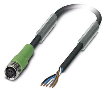 PHOENIX Sensor-Aktorkabel 5p 5m M8 ger SAC-5P- 5,0-115/M 8FSB Female fr.Ende