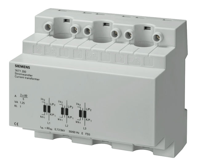 SIEMENS Durchsteckstromwandler Kl=1 7KT1201 100A/5A 2,5VA Schraub