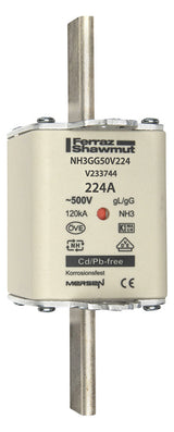MERSEN NH-Sicherungseinsatz 224A NH3 gG NH3GG50V224 500VAC Kombik