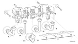 BOSCH Installationszubehör Nr. 992 Montageanschlussplatte Unterputz