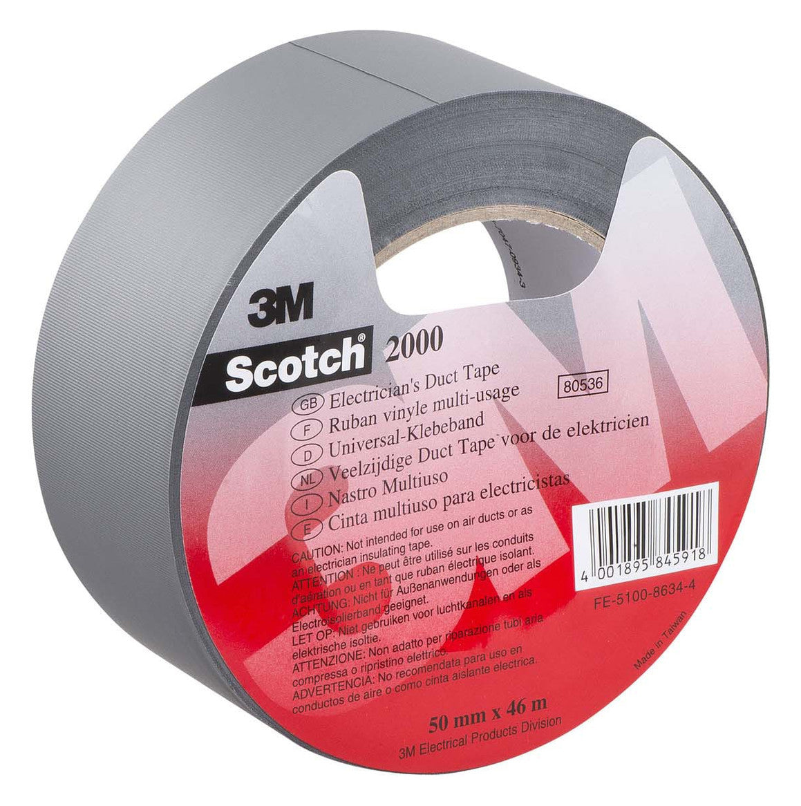 3M Isolierband PVC 50mm 46m gr UV-best 0,15mm SCOTCH2000