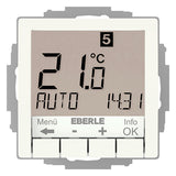 EBERLE Raumtemperaturregler 5-30°C 230V UTE 4800-R-RAL9010-G-55 ws IP30 10A
