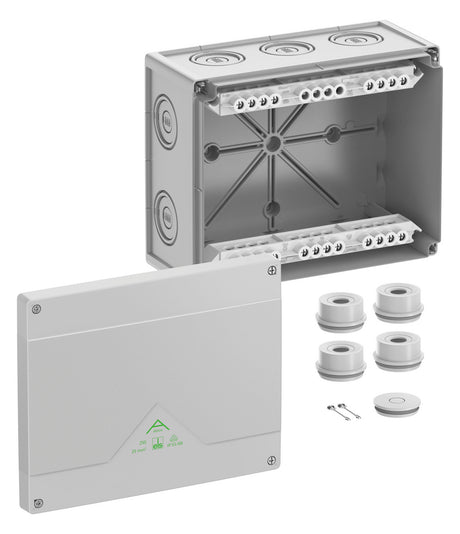 SPELSBERG Abzweigkasten 202x252mm Kst gr Abox 250-25² IP55 IK07 hfr