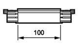 PHILIPS-LICHT Kupplung/Verbinder ger ws ZRS750 ICP WH (XTS21-3) 5p
