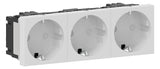 GGK Steckdose 3f ws mt GEB-K m.BS USB M45-3-Steckdose IP20 horiz