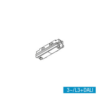 ZUMTOBEL Kupplung/Verbinder ger sw 84mm 3PH/L3+DALI VERB BK