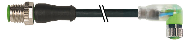 MURRELEKTRONI M12 St. 0° / M8 Bu. 90° A 7000-40641-6300