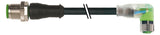 MURR Sensor-Aktorkabel 3p 0,6m M12 Male 7000-40641-6300060 ger M8 PUR