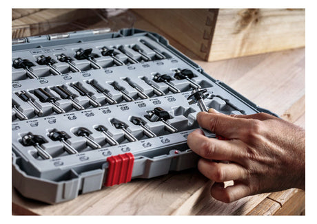 BOSCH-EW Fräserset 30tlg 2607017475