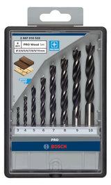 BOSCH-EW Bohrerset 8tlg Bohrer Box 2607010533 8xHolzbohr