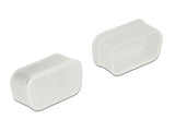 Delock Staubschutz für VGA und D-Sub9 / D-Sub15 Buchse 10 Stück transparent