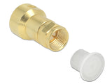 Delock Staubschutz für F Stecker 10 Stück transparent