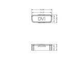 Delock Staubschutz für DVI Buchse 10 Stück transparent