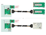 Delock PCI Express x4 Karte > 1 x intern U.2 NVMe SFF-8639 Stecker