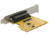 Delock PCI Express x1 Karte zu 2 x Seriell RS-232 High Speed 921K ESD Überspannungsschutz
