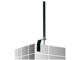 Delock LTE UMTS GSM Antenne SMA Stecker 3 dBi omnidirektional starr mit Anschlusskabel RG-58, 3 m Wandmontage outdoor schwarz
