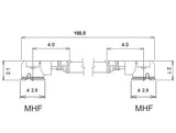 Delock Antennenkabel I-PEX Inc., MHF® I Stecker zu I-PEX Inc., MHF® I Stecker 1,13 10 cm