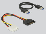 Delock Riser Karte M.2 Key B+M > PCI Express x16 mit 30 cm USB Kabel