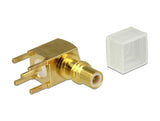 Delock Adapter SMC Buchse 90° gewinkelt PCB